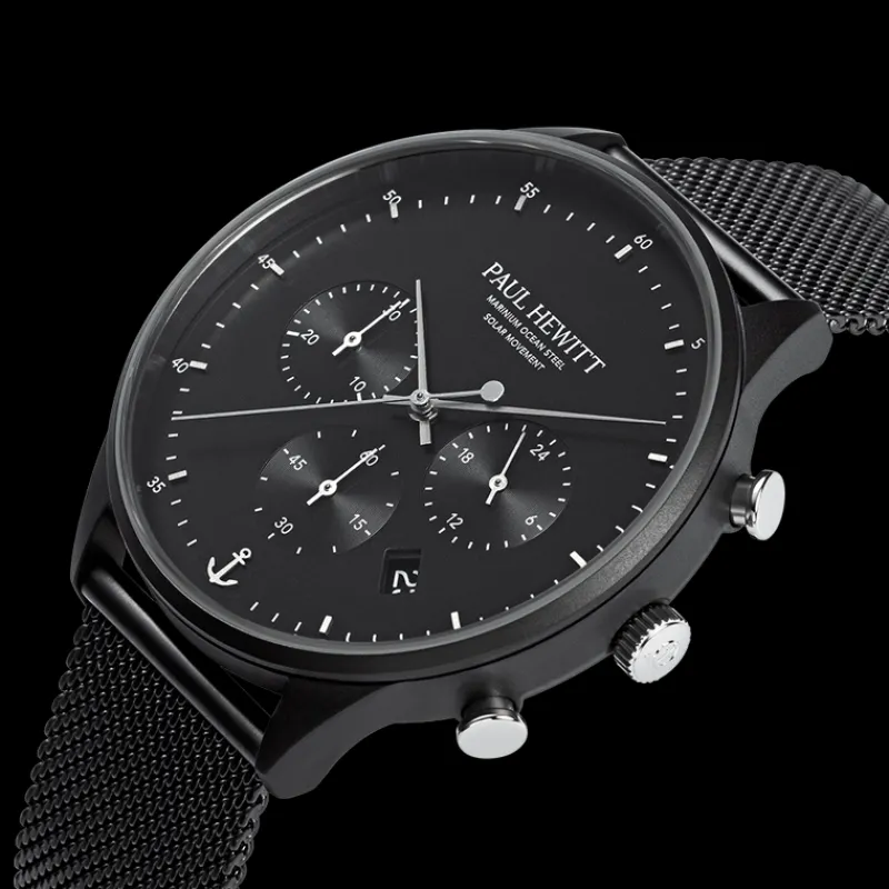 PAUL HEWITT Gravierbare Uhren | Solaruhren>Chrono Uhr