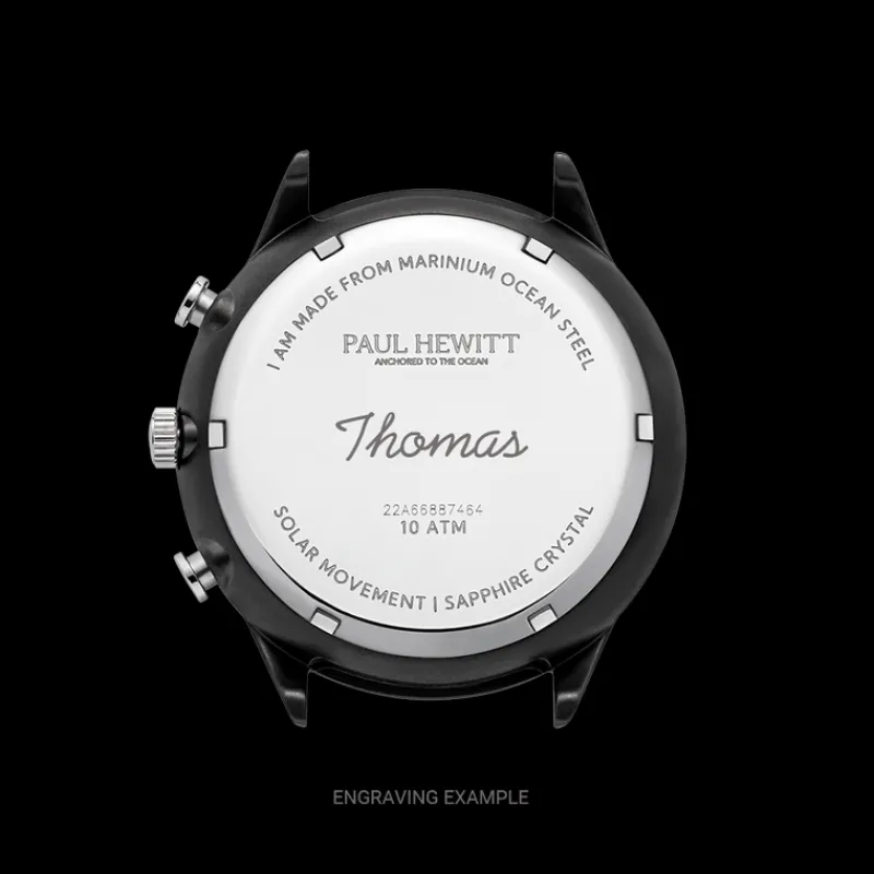 PAUL HEWITT Gravierbare Uhren | Solaruhren>Chrono Uhr