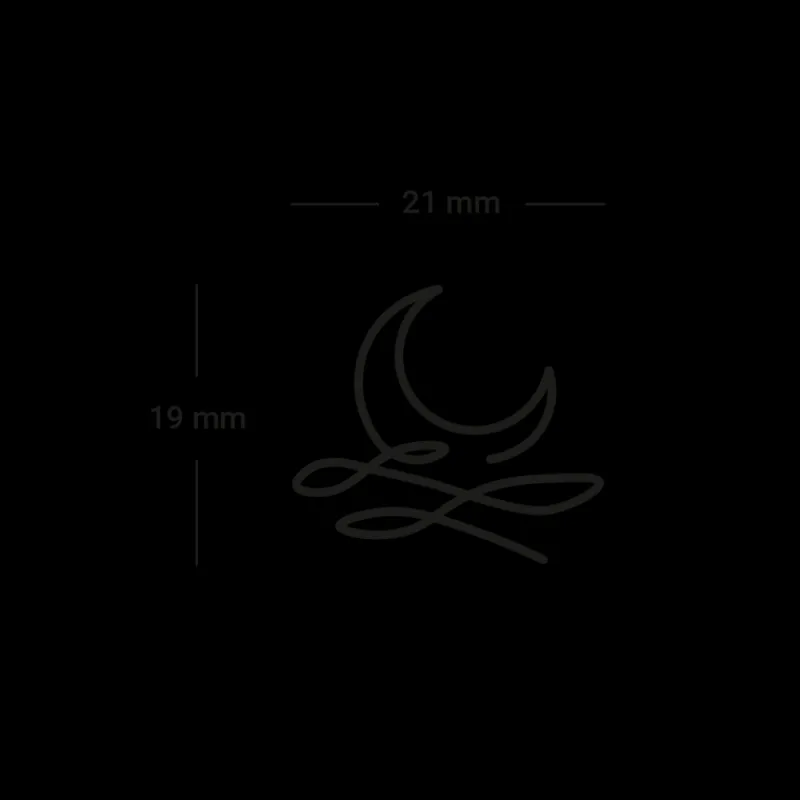 PAUL HEWITT Tattoo Small | Tattoo Small>Crescent & Ocean Tattoo
