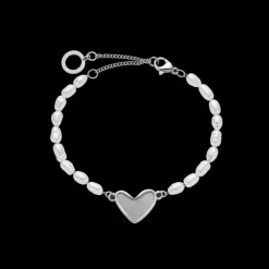 PAUL HEWITT Armbänder Mit Gravur | Perlenarmbänder>Engravable Heart Pearl Armkette