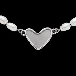 PAUL HEWITT Armbänder Mit Gravur | Perlenarmbänder>Engravable Heart Pearl Armkette