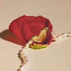 PAUL HEWITT Armbänder Mit Gravur | Perlenarmbänder>Engravable Heart Pearl Armkette