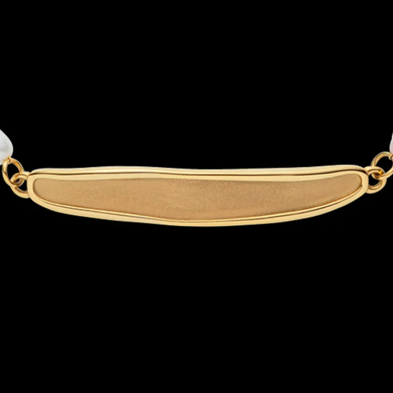 PAUL HEWITT Armbänder Mit Gravur | Perlenarmbänder>Engravable Plate Pearl Armkette