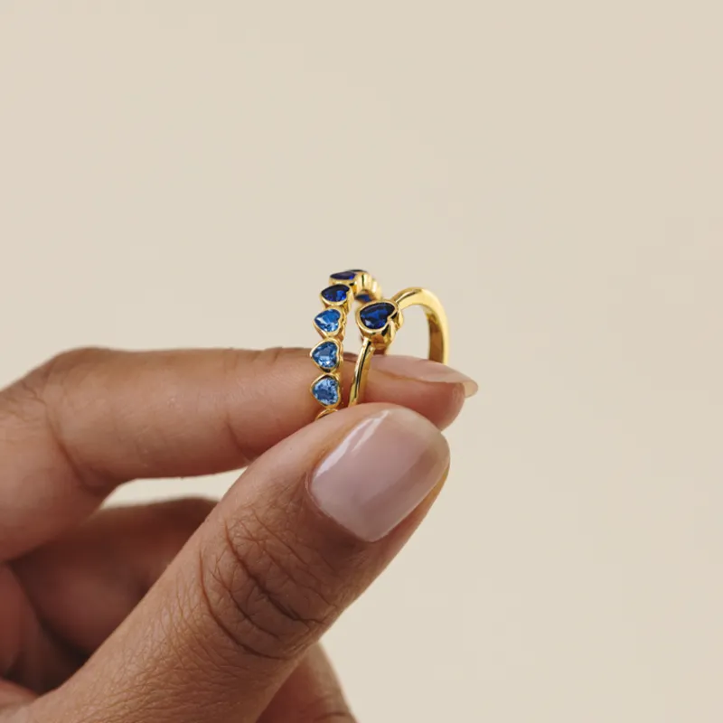 PAUL HEWITT Ringe>Heart of the Sea Rainbow Ring