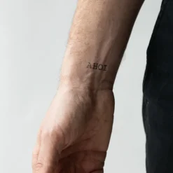 PAUL HEWITT Tattoo Small | Tattoo Small>Men's AHOI Tattoo