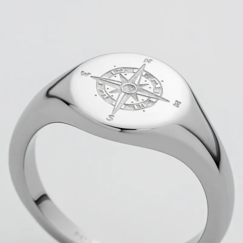 PAUL HEWITT Ringe>Men's Signet Windrose Ring