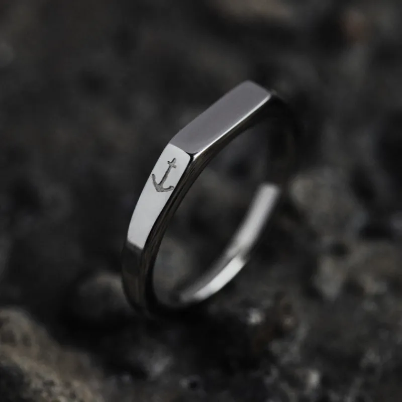 PAUL HEWITT Ringe>Men's Slim Signet Ring
