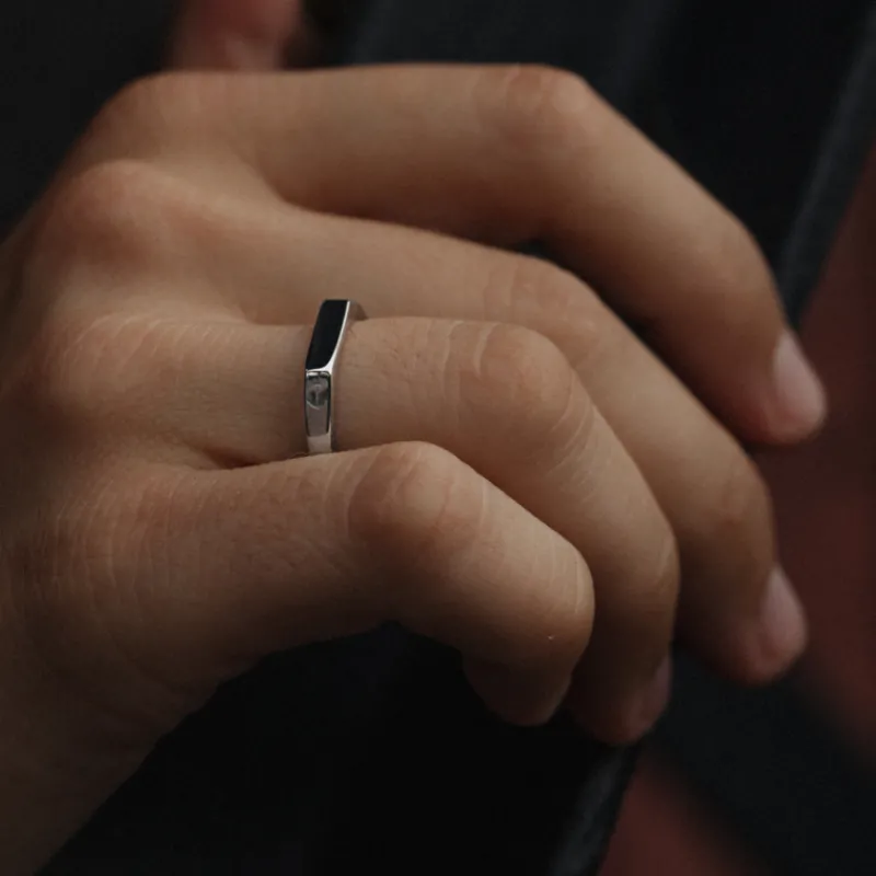 PAUL HEWITT Ringe>Men's Slim Signet Ring