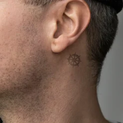 PAUL HEWITT Tattoo Small | Tattoo Small>Men's Wheel Tattoo
