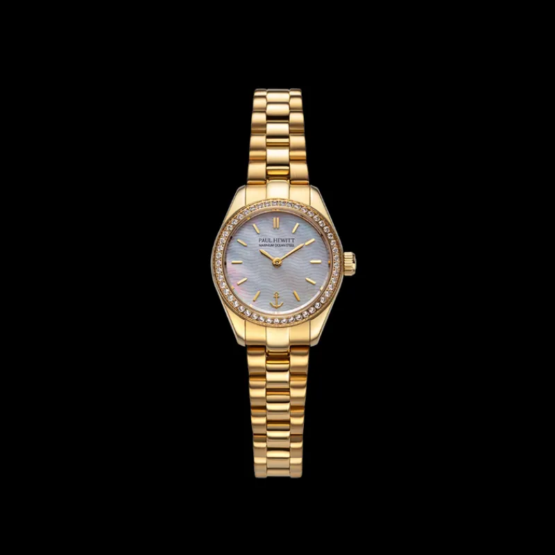 PAUL HEWITT Gravierbare Uhren | Uhren Mit Steinen>Petit Soleil Round Uhr