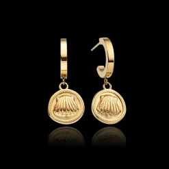 PAUL HEWITT Ohrringe>Scallop Coin Ohrring