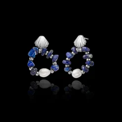 PAUL HEWITT Ohrringe>Scallop Stone Ohrring
