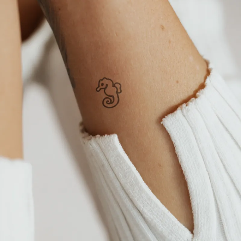 PAUL HEWITT Tattoo Small | Tattoo Small>Sea Horse Tattoo
