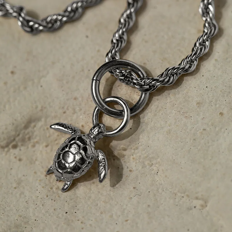 PAUL HEWITT Halsketten>Set Turtle Charm und Halskette