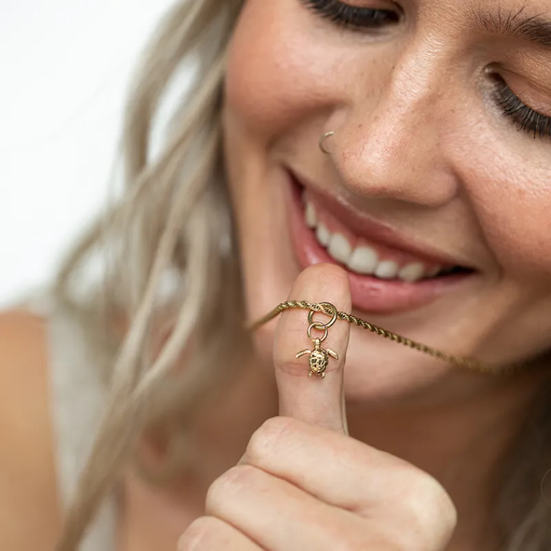 PAUL HEWITT Halsketten>Set Turtle Charm und Halskette