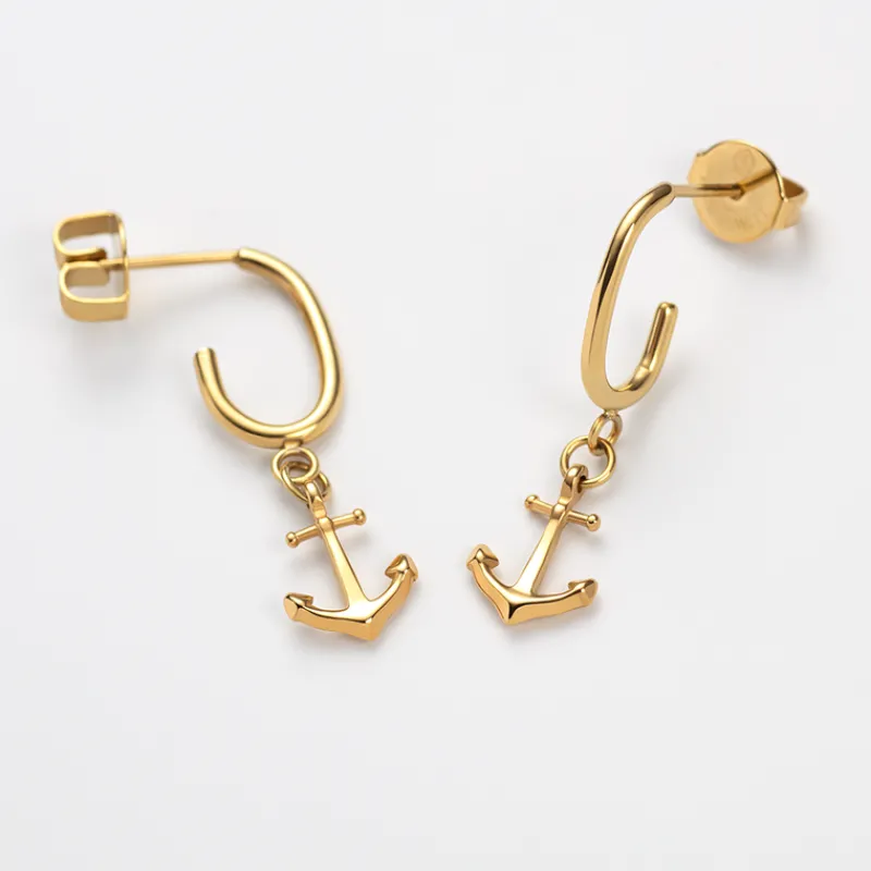 PAUL HEWITT Ohrringe>The Anchor II Hoops