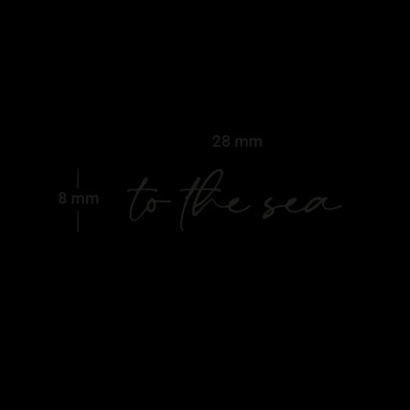 PAUL HEWITT Tattoo Small | Tattoo Small>to the sea Tattoo