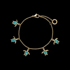 PAUL HEWITT Armbänder Mit Steinen | Armschmuck>Turtle Aquamarine Armkette