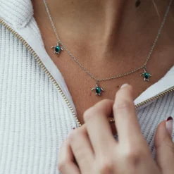 PAUL HEWITT Halsketten>Turtle Aquamarine Halskette
