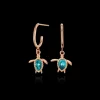 PAUL HEWITT Ohrringe>Turtle Aquamarine Hoops