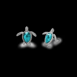 PAUL HEWITT Ohrringe>Turtle Aquamarine Ohrring