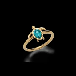 PAUL HEWITT Ringe>Turtle Aquamarine Ring