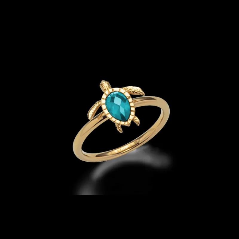 PAUL HEWITT Ringe>Turtle Aquamarine Ring