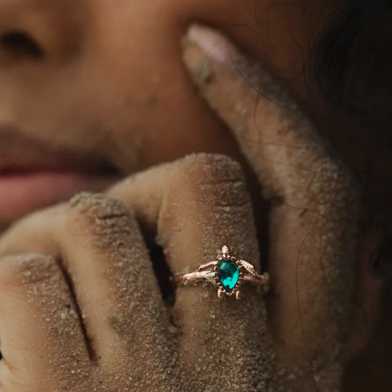 PAUL HEWITT Ringe>Turtle Aquamarine Ring