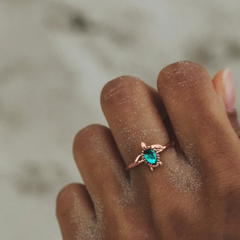 PAUL HEWITT Ringe>Turtle Aquamarine Ring