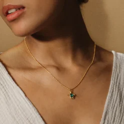 PAUL HEWITT Halsketten>Turtle Mono Aquamarine Halskette