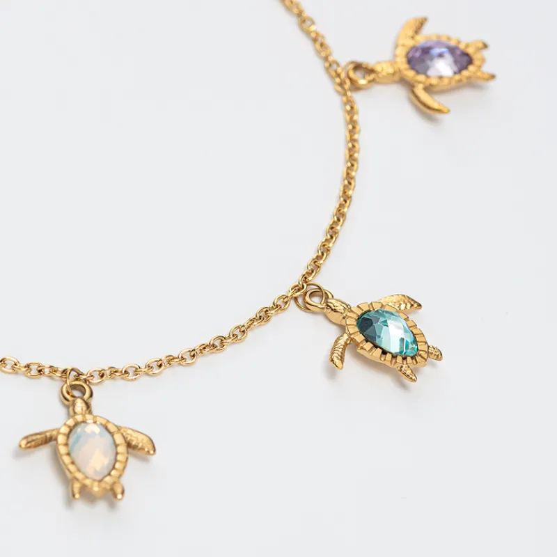 PAUL HEWITT Armbänder Mit Steinen | Armschmuck>Turtle Rainbow Armkette