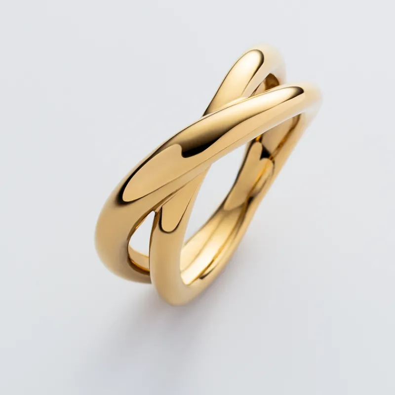 PAUL HEWITT Ringe>Waves Twisted Ring