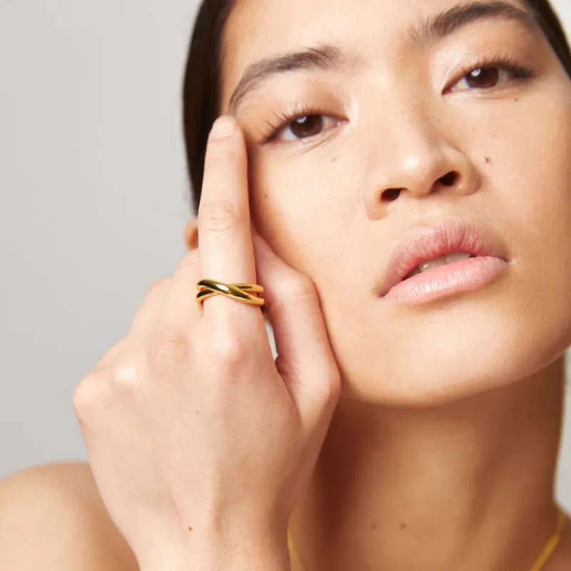 PAUL HEWITT Ringe>Waves Twisted Ring