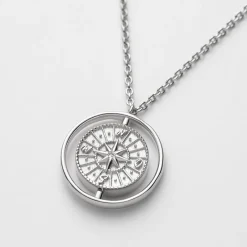 PAUL HEWITT Schmuck Mit Gravur | Halsketten>Windrose Twister Halskette