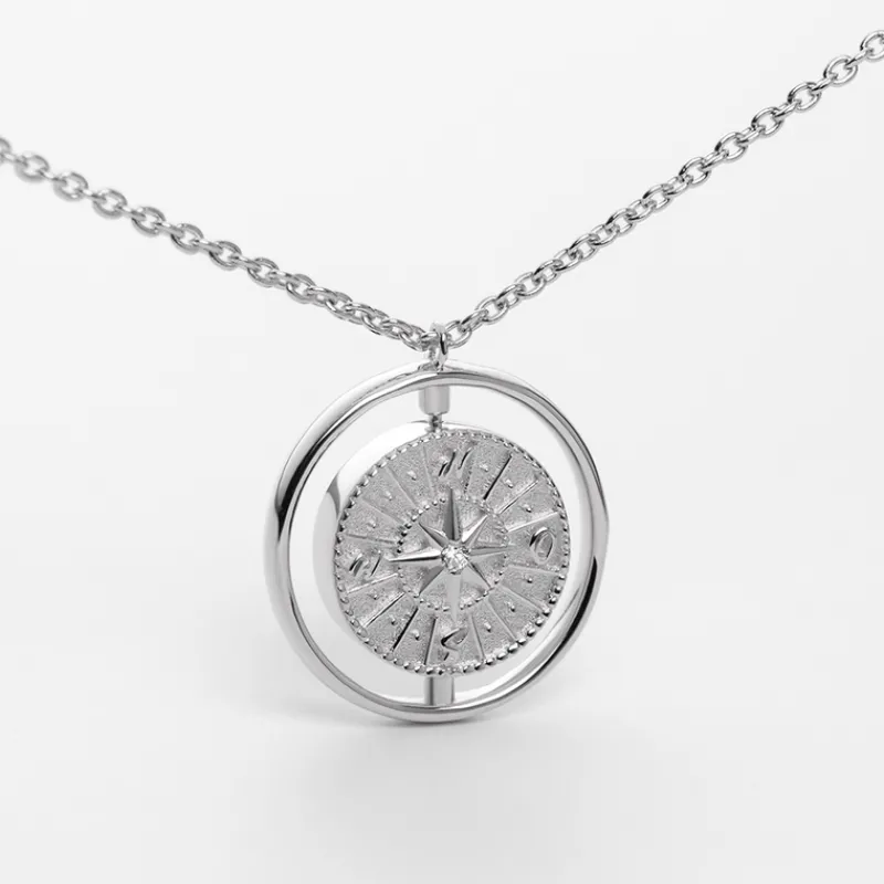 PAUL HEWITT Schmuck Mit Gravur | Halsketten>Windrose Twister Halskette