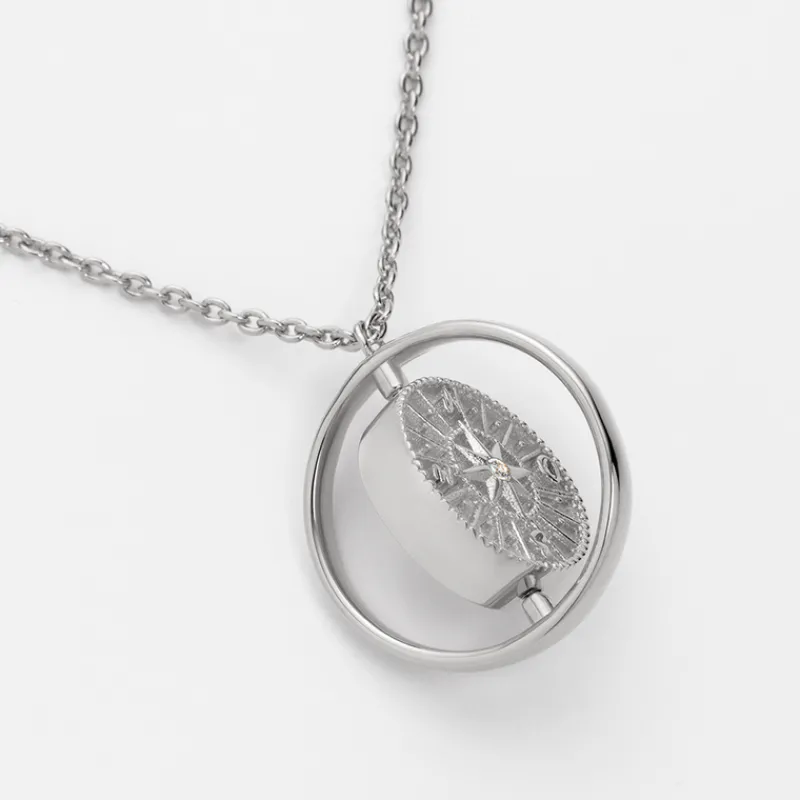PAUL HEWITT Schmuck Mit Gravur | Halsketten>Windrose Twister Halskette