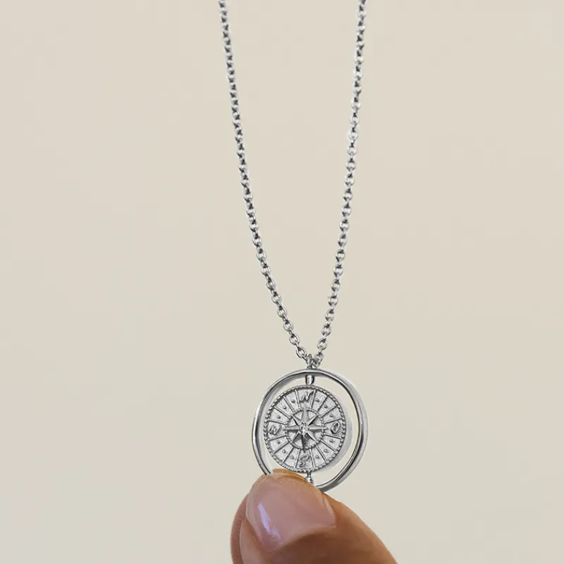 PAUL HEWITT Schmuck Mit Gravur | Halsketten>Windrose Twister Halskette